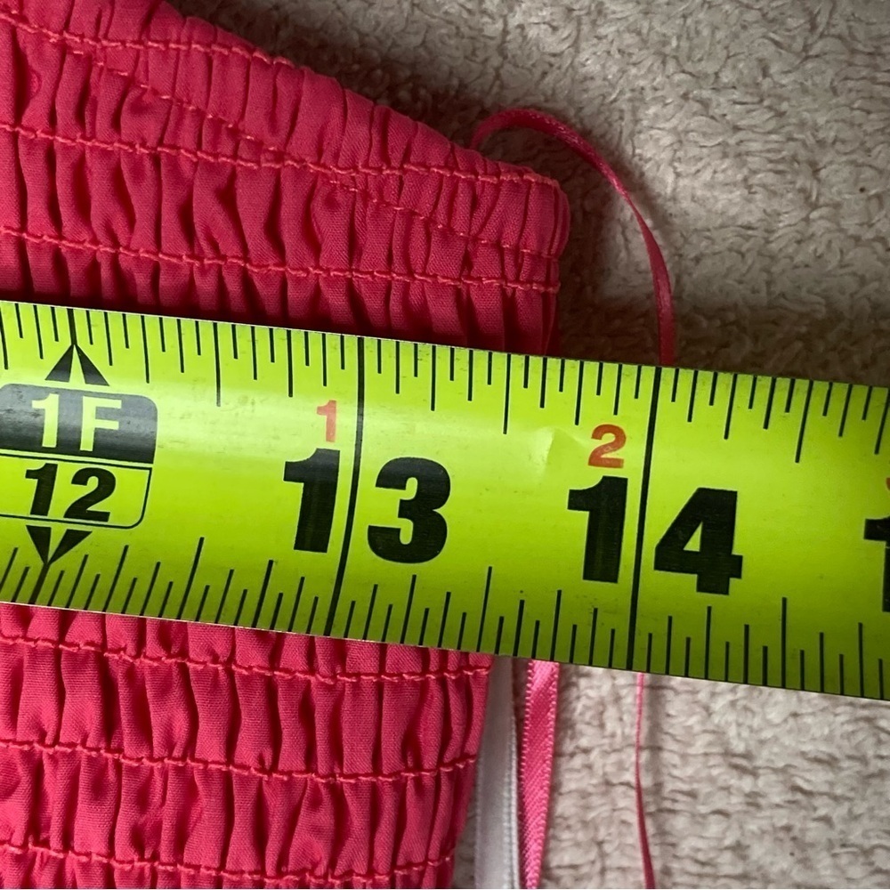 NEW Tuckernuck Smocked Midi Dress Women’s XXS Watermelon Pink Hyacinth House NWT - Picture 9 of 11